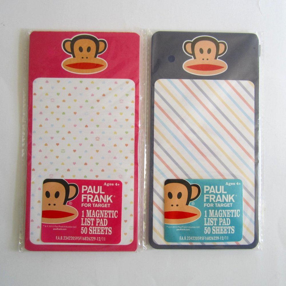 Paul Frank 1 Magnetic List Pad 50 Sheets